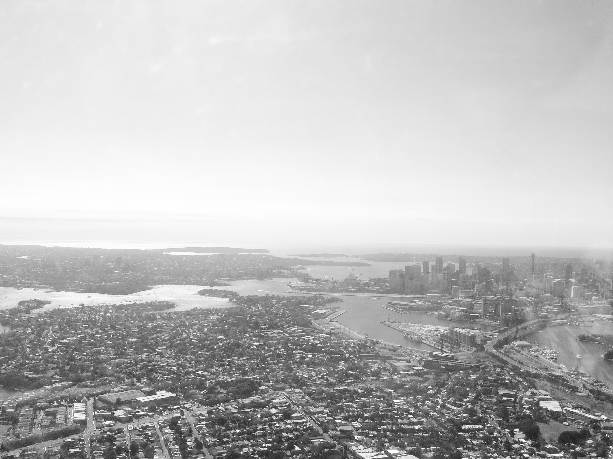 Sydney Australien aus der Luft Opera House