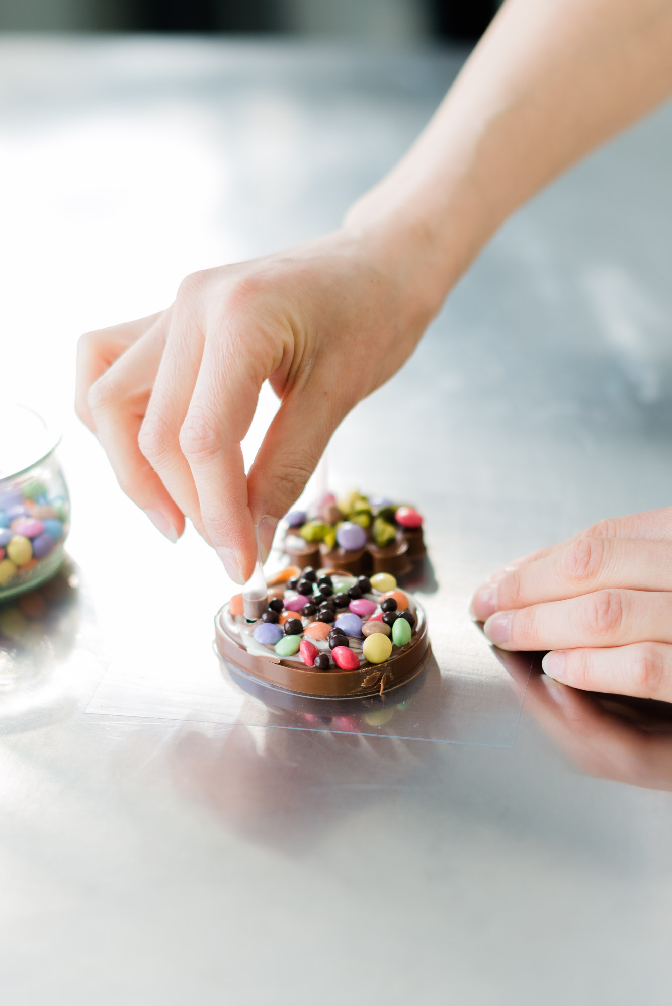 DIY Anhänger Ostern Schokolade Anleitung und Freebie