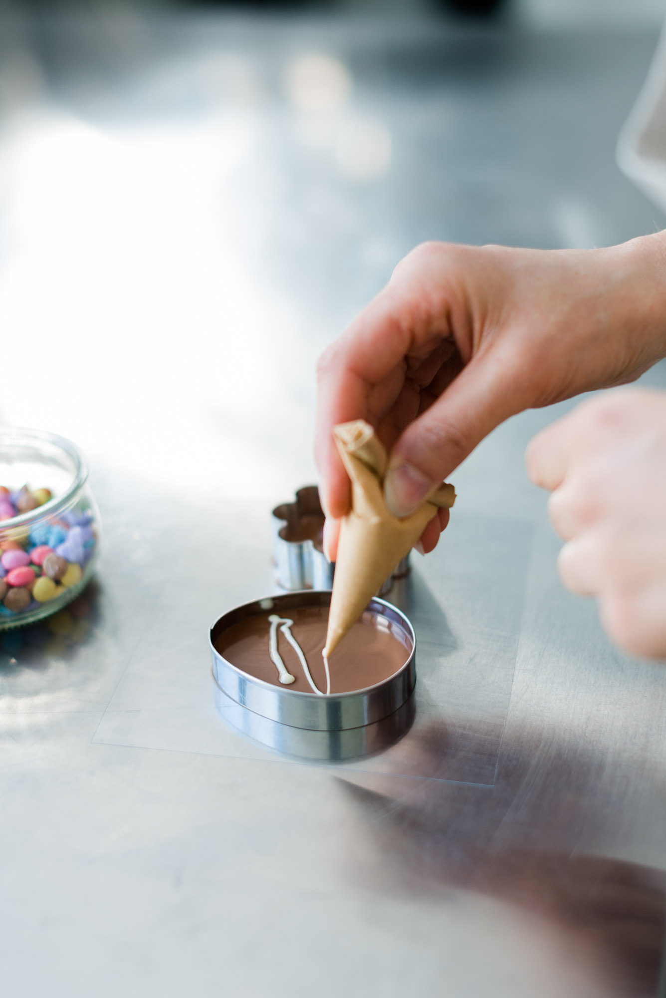 DIY Anhänger Ostern Schokolade Anleitung und Freebie