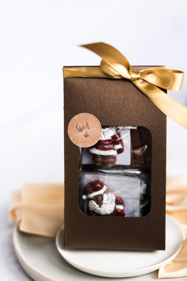 Weihnachtsfiguren Schokolade, 5er Set – Bild 3