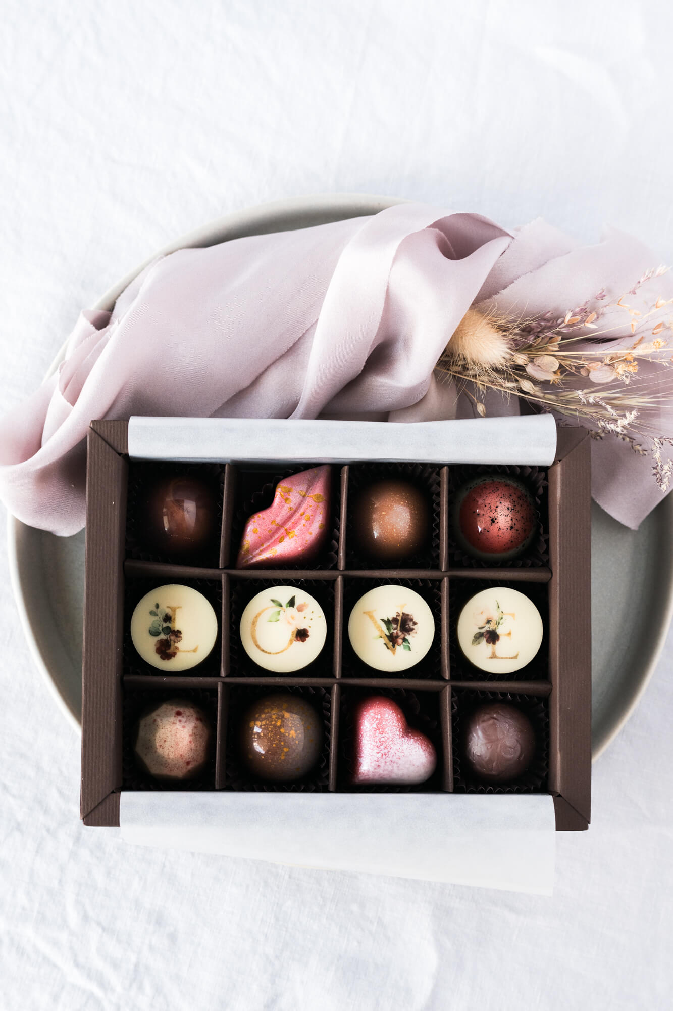 Pralinenschachtel LOVE, 12er Set – Bild 5