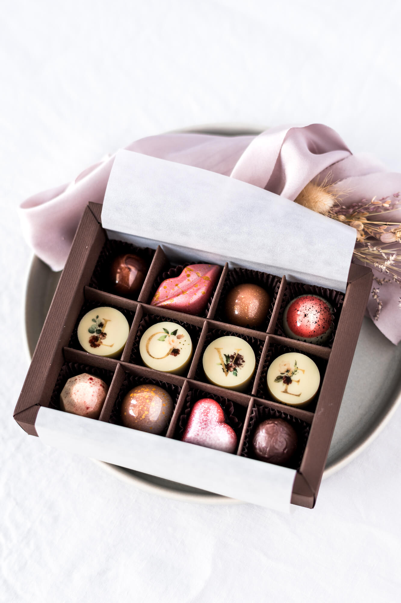 Pralinenschachtel LOVE, 12er Set – Bild 4