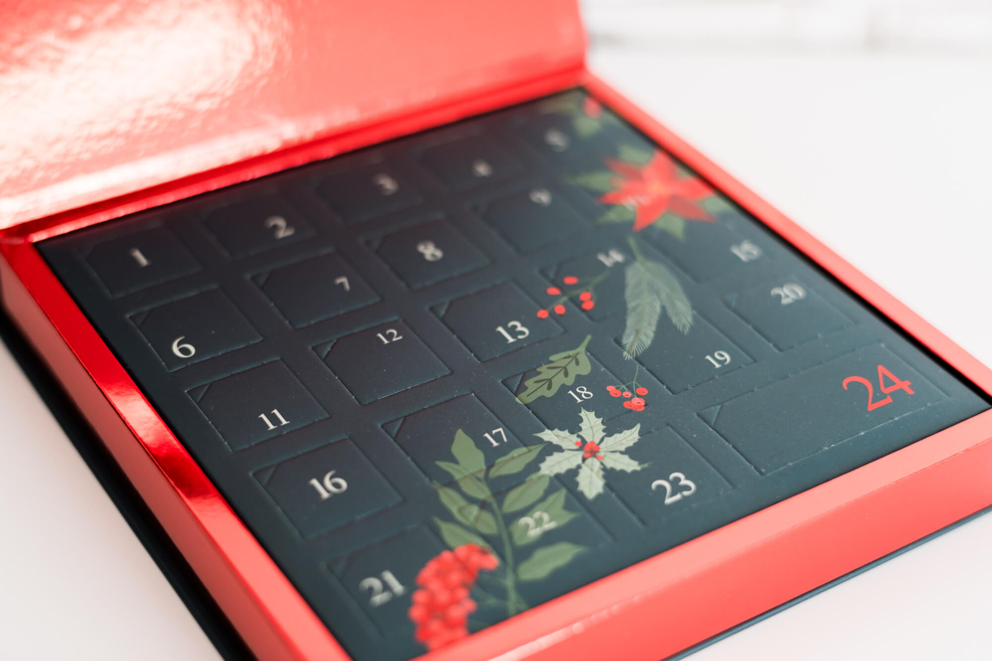 Pralinen Adventskalender Schatulle